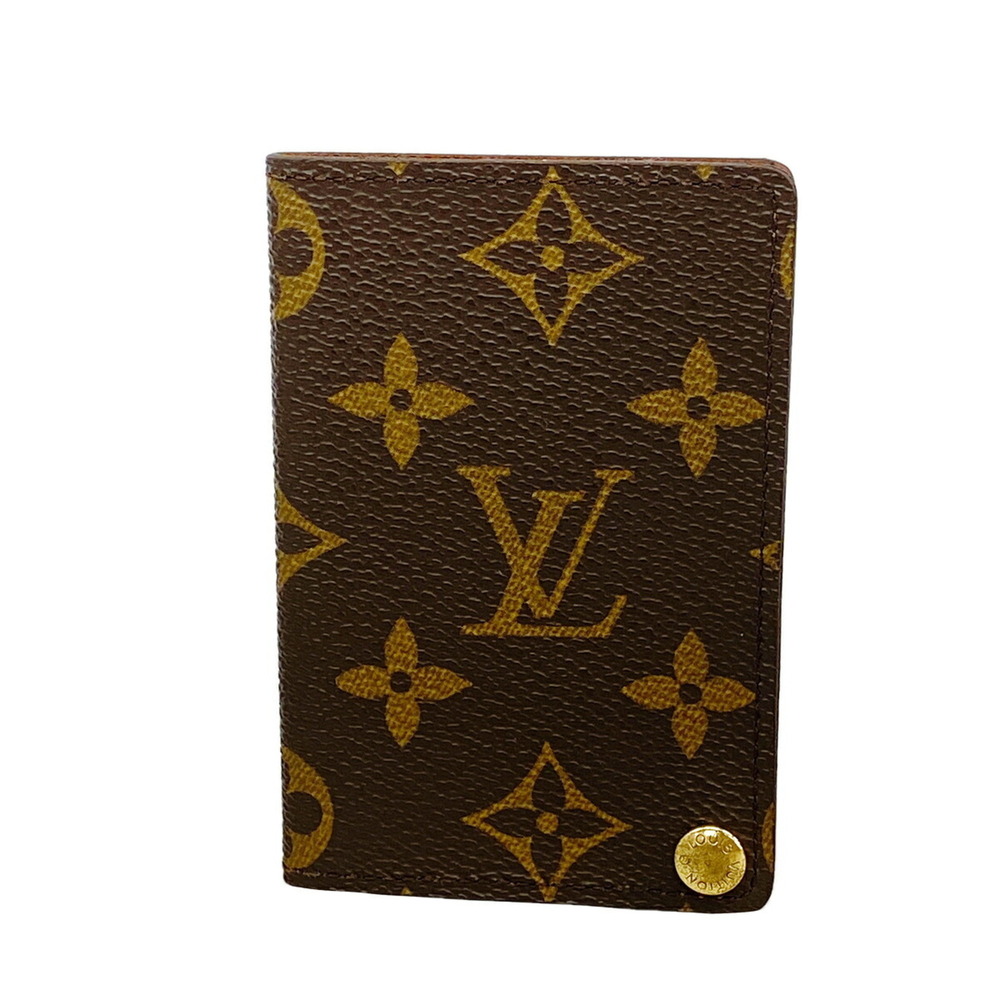 Louis Vuitton Business Card Holder/Card Case, Monogram Portecarte Credit Pres...